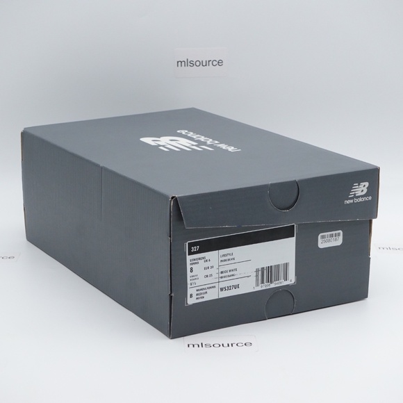 NEW Women's New Balance 327 Suede Sneakers WS327UE Angora/Sea Salt - Picture 9 of 9